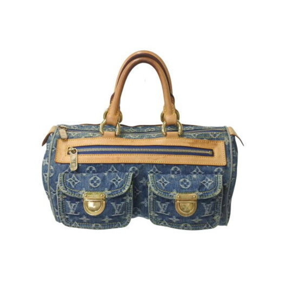 Louis Vuitton Neo Speedy Handbag Monogram Denim - Picture 1 of 9